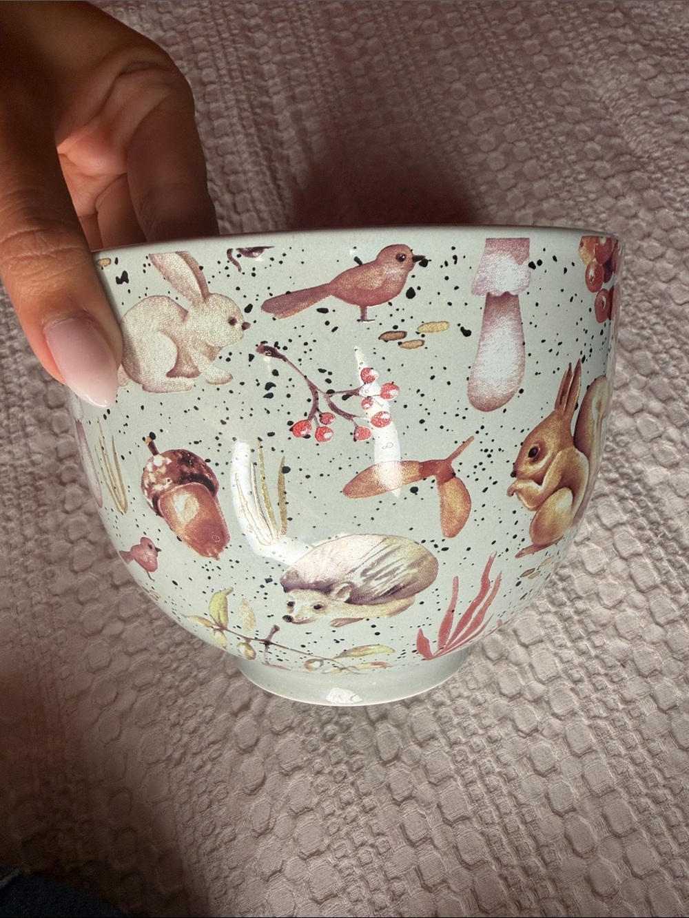 Whimsical Woodland Escape Hot Topic 24 Oz Ceramic Noodle Bowl